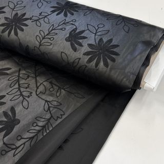 Ruházati műbőr Flowers design C