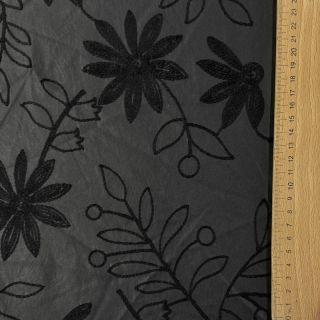 Ruházati műbőr Flowers design C