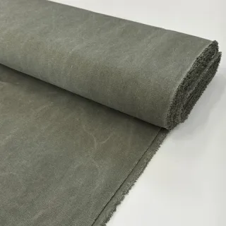 CANVAS STONEWASHED army green
