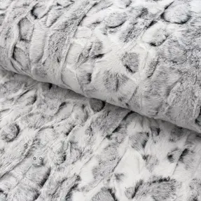 Műszőrme Animal skin black