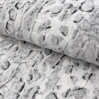 Műszőrme Animal skin black