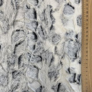Műszőrme Animal skin black