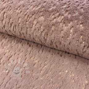 Műszőrme FOIL dark rose