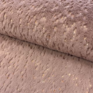 Műszőrme FOIL dark rose