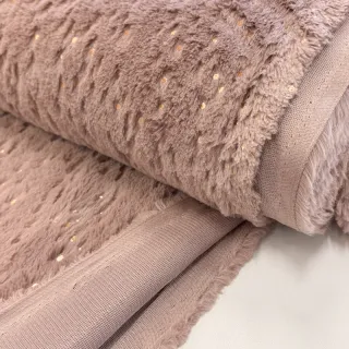 Műszőrme FOIL dark rose