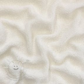 Kabát anyag TEDDY ecru