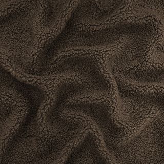 Kabát anyag TEDDY dark brown