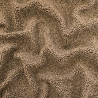 Kabát anyag TEDDY soft taupe