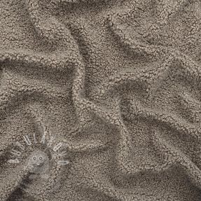 Kabát anyag TEDDY taupe