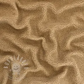 Kabát anyag TEDDY camel