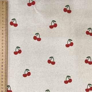 Dekorációs anyag Linenlook Cherries natural