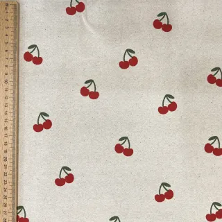 Dekorációs anyag Linenlook Cherries natural