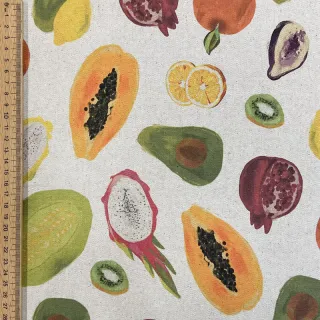 Dekorációs anyag Linenlook Fruit digital print