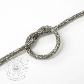 Pamut zsinór 5 mm MELANGE light grey