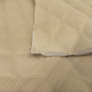 Dupla géz/muszlin QUILT Wave beige