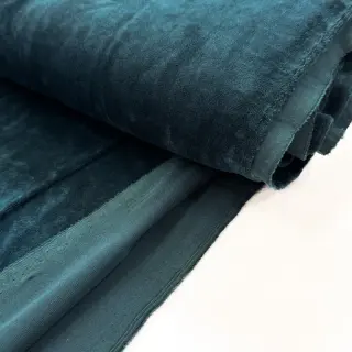 Elasztikus bársony anyag VELVET STRETCH petrol