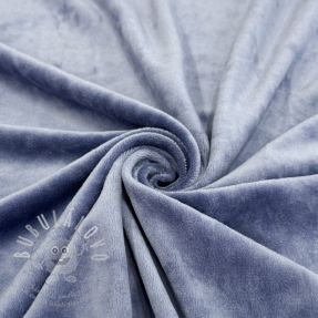 Elasztikus bársony anyag VELVET STRETCH blue