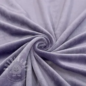 Elasztikus bársony anyag VELVET STRETCH violet