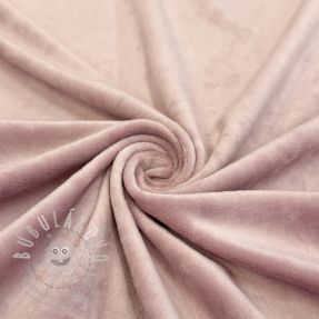 Elasztikus bársony anyag VELVET STRETCH rose