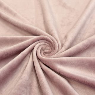 Elasztikus bársony anyag VELVET STRETCH rose