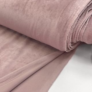 Elasztikus bársony anyag VELVET STRETCH rose