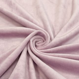 Elasztikus bársony anyag VELVET STRETCH baby pink