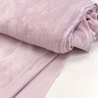 Elasztikus bársony anyag VELVET STRETCH baby pink