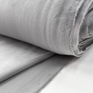 Elasztikus bársony anyag VELVET STRETCH light grey