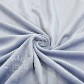 Elasztikus bársony anyag VELVET STRETCH light blue