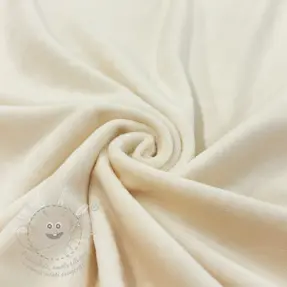 Elasztikus bársony anyag VELVET STRETCH ecru