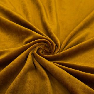 Elasztikus bársony anyag VELVET STRETCH camel