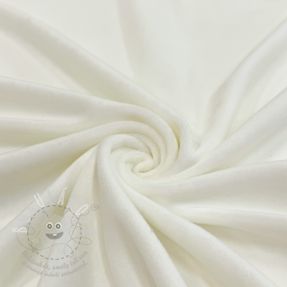 Elasztikus bársony anyag VELVET STRETCH white