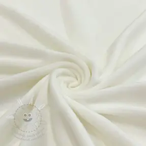 Elasztikus bársony anyag VELVET STRETCH white