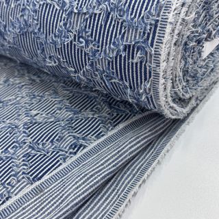 JEANS DENIM Ruffle stripes design B