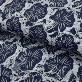 JEANS DENIM Ruffia Flowers design B