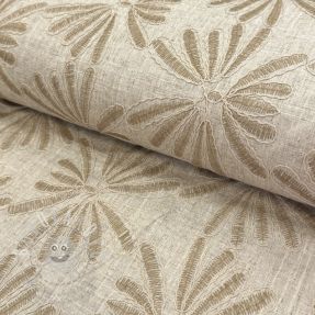 Viszkóz lenvászonnal Desert flowers design A