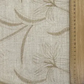 Viszkóz lenvászonnal Desert flowers design C