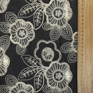 Pamutvászon JEANS EMBROIDERY Niva design C