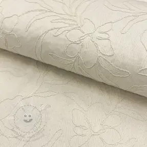 Pamutvászon EMBROIDERY GABARDINE Luana natural