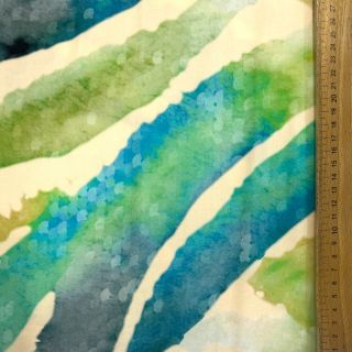 Viszkóz SATIN Chloe blue digital print