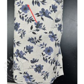 Dekorációs anyag Linenlook Night flowers digital print II.osztály