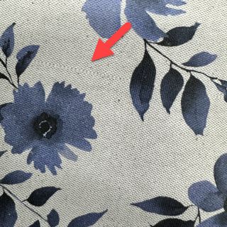 Dekorációs anyag Linenlook Night flowers digital print II.osztály