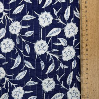 Pamutvászon QUILT Gange indigo