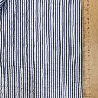 Pamutvászon QUILT Gange indigo