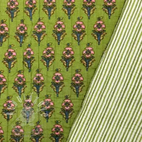 Pamutvászon QUILT Gange vert