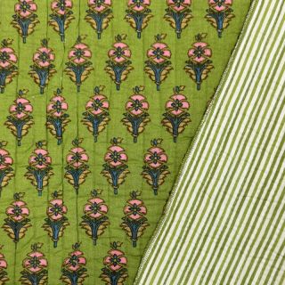 Pamutvászon QUILT Gange vert