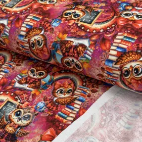 Szabadidő anyag Big eyes design A digital print