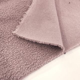 Kabát anyag TEDDY dark powder