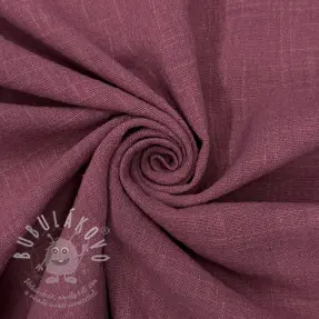 Pamutvászon SLUB WASHED mauve