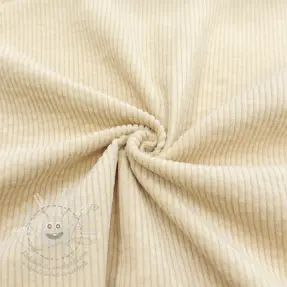 Kordbársony 6W WASHED STRETCH butter